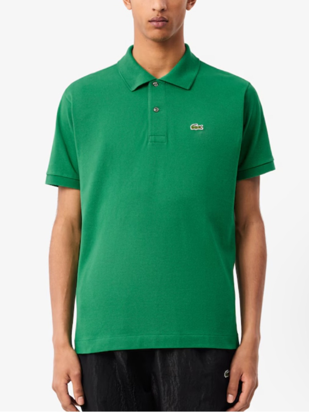 Lacoste Men's Bright Green Polo with Croc Logo